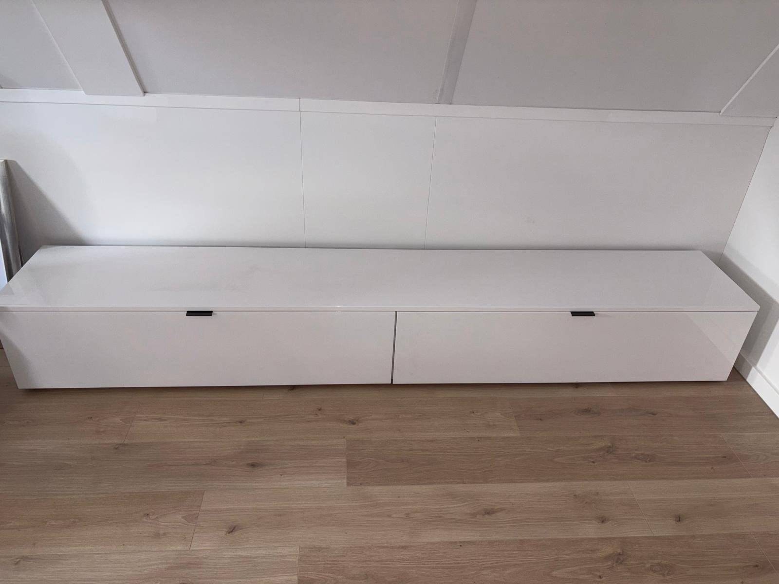 Misura Emme Itiaans design - TV Dressoir Glanzend Wit, Ophalen, Gebruikt, 200 cm of meer, Minder dan 100 cm