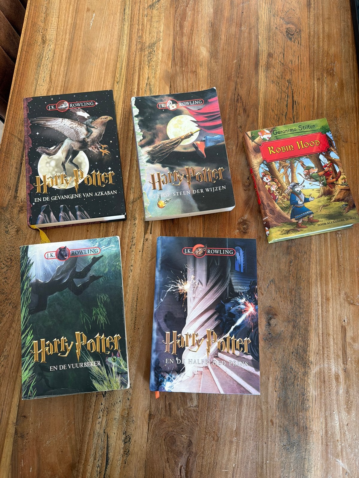 Harry Potter en Geronimo Stilton boeken (hard- en softcover), Ophalen, Gelezen, Fictie algemeen