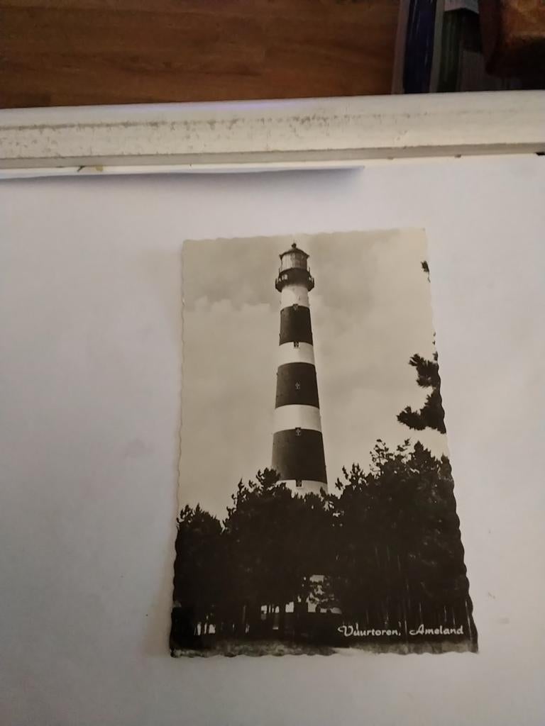 AMELAND. VUURTOREN. 1960, Ophalen of Verzenden, 1940 tot 1960, Waddeneilanden