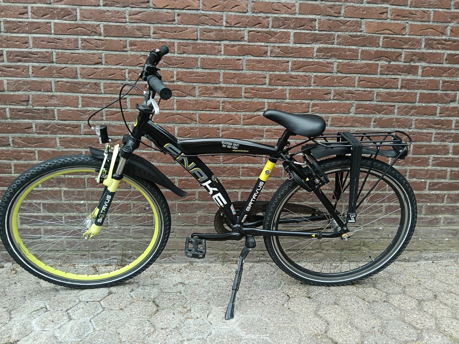 Batavus Snake 26 inch met 3 versnellingen, Terugtraprem, Versnellingen, Ophalen, 26 inch of meer