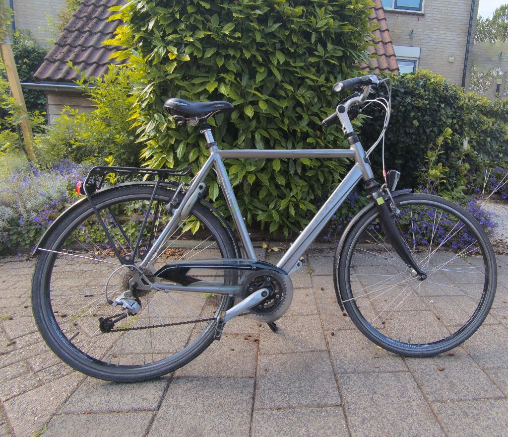 Gazelle Medeo Lite Heren fiets, Ophalen, Gebruikt, Velgrem, Versnellingen