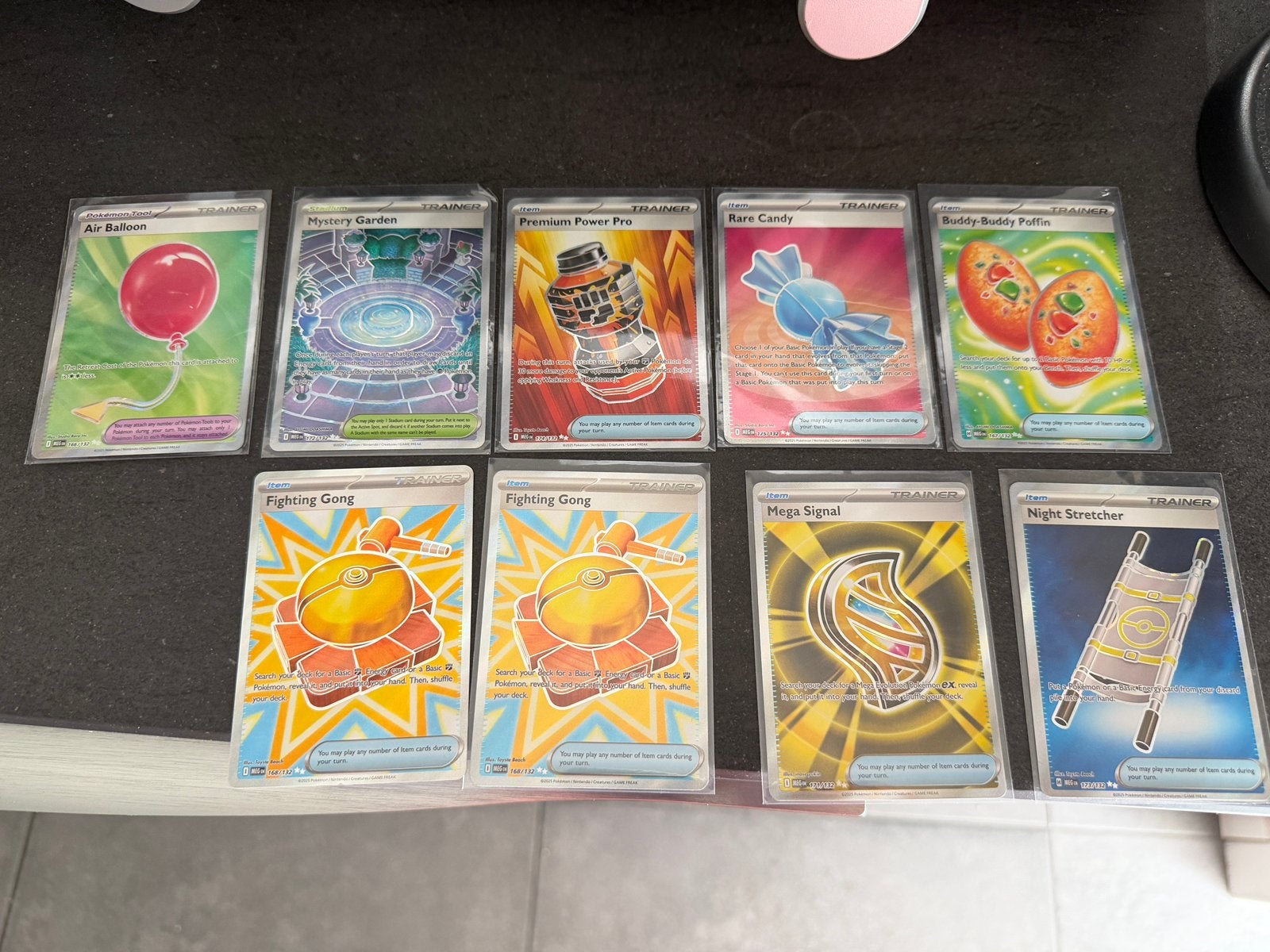 Pokemon MEG trainerkaarten, Ophalen, Zo goed als nieuw