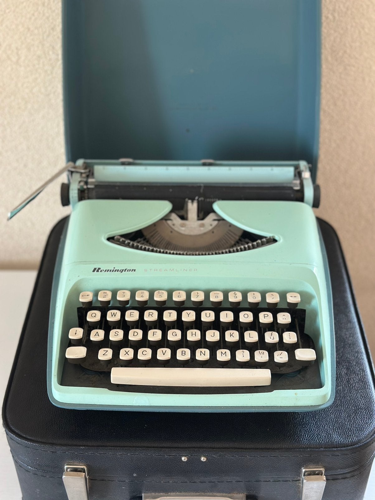 Remington Streamliner typemachine inclusief koffer, Diversen, Typemachines, Ophalen, Gebruikt