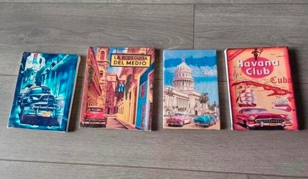 Cuba canvas schilderijtjes, Minder dan 50 cm, Ophalen of Verzenden, Zo goed als nieuw, Schilderij