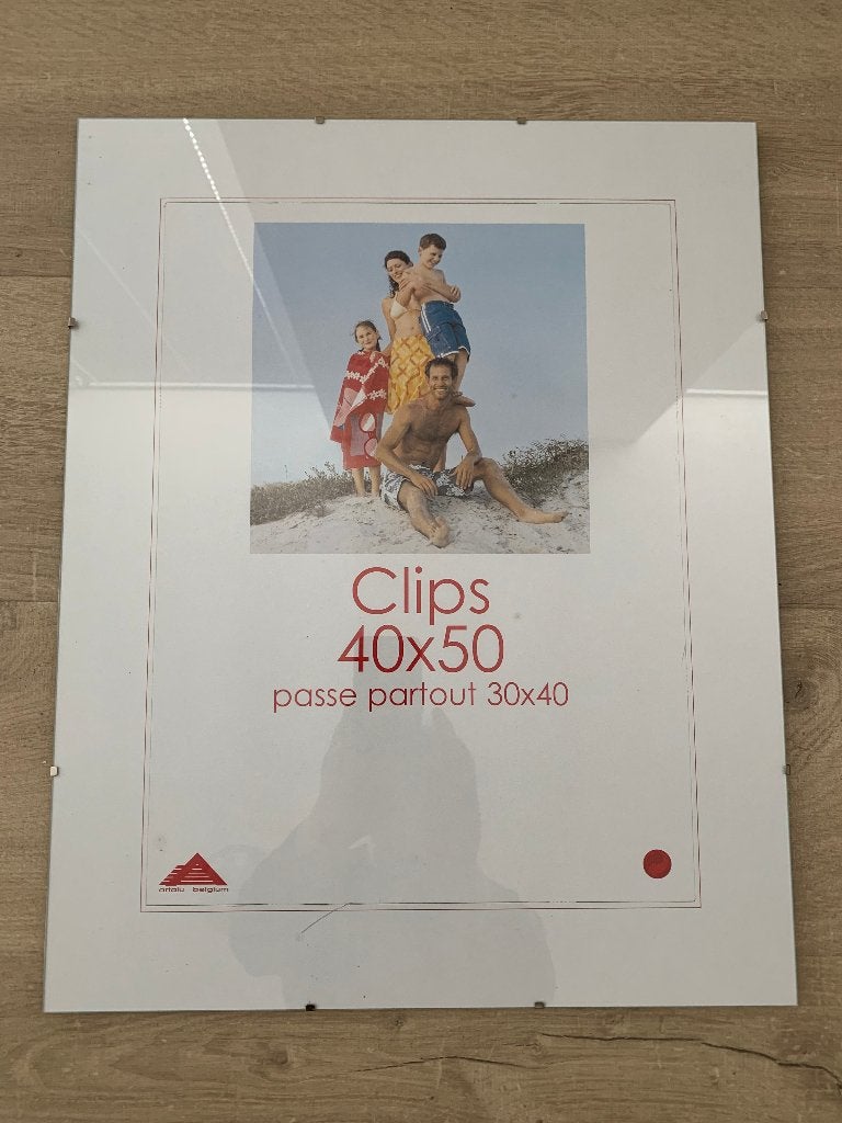 Randloze wissellijst 40 x 50 cm, Ophalen, Met glas, 50 cm, Fotolijst