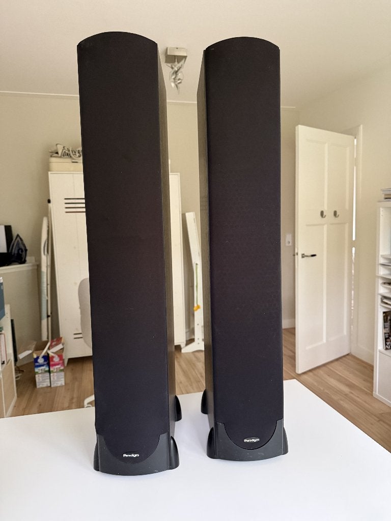 Paradigm Monitor 7 v.5 — vloerstaande luidsprekers, Ophalen of Verzenden, Zo goed als nieuw, 60 tot 120 watt, Overige merken