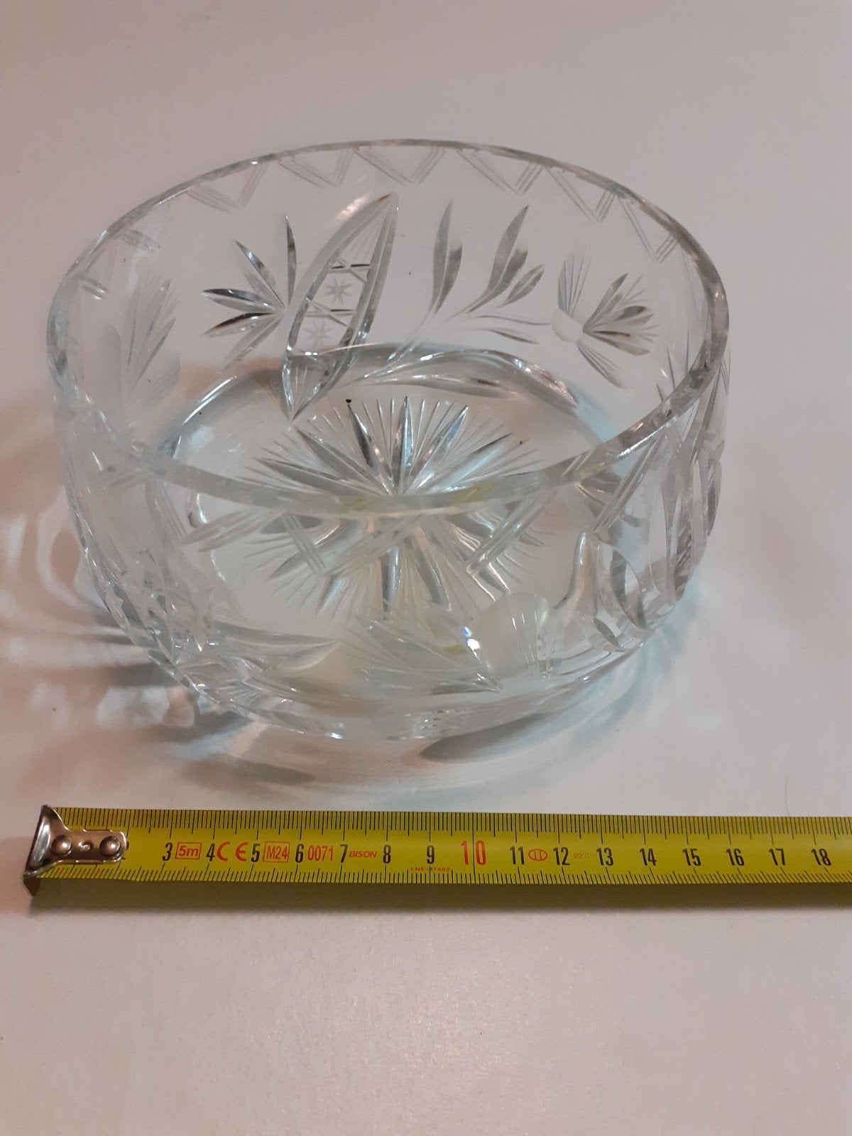 Vintage Kristallen fruitschaal - Geslepen Glas, Ophalen