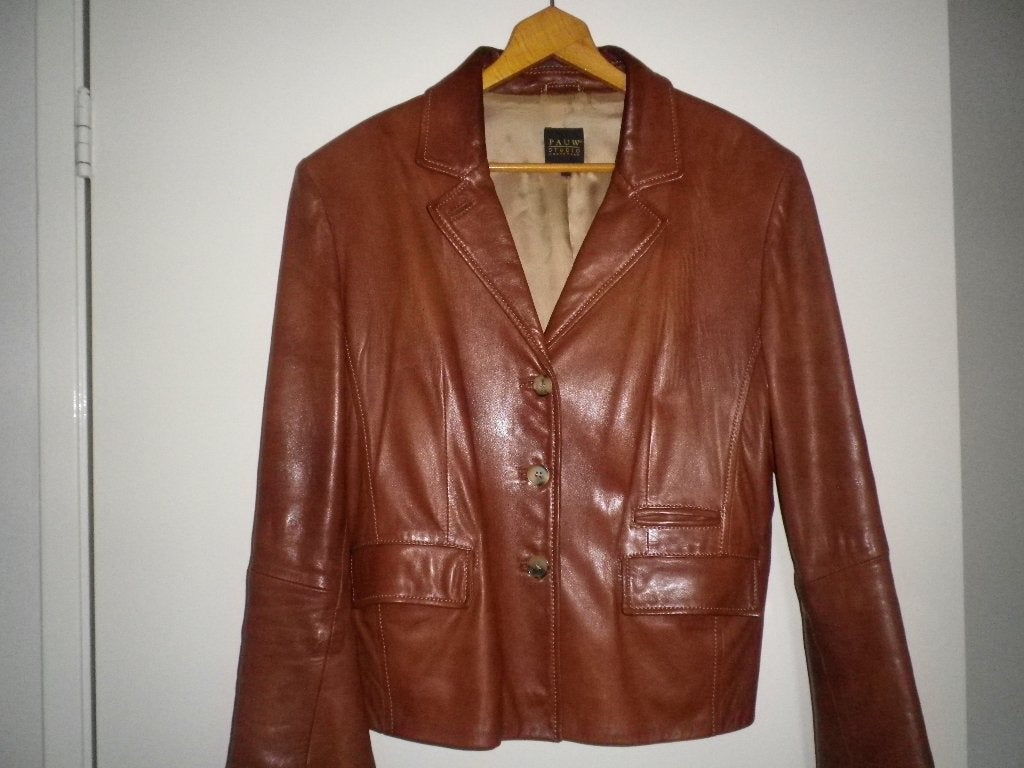 Leren jasje van Pauw, Kleding | Dames, Overige kleuren, Maat 42/44 (L), Pauw, Ophalen of Verzenden