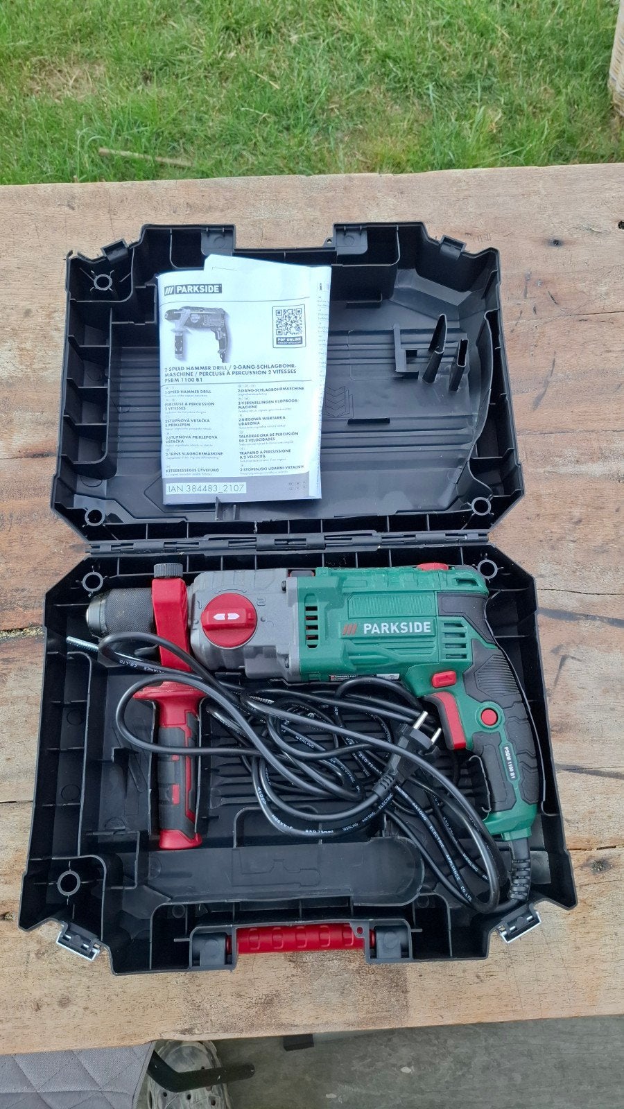Parkside PSBM 1100 B1 klopboormachine 1100W, Doe-het-zelf en Verbouw, Ophalen, Boormachine