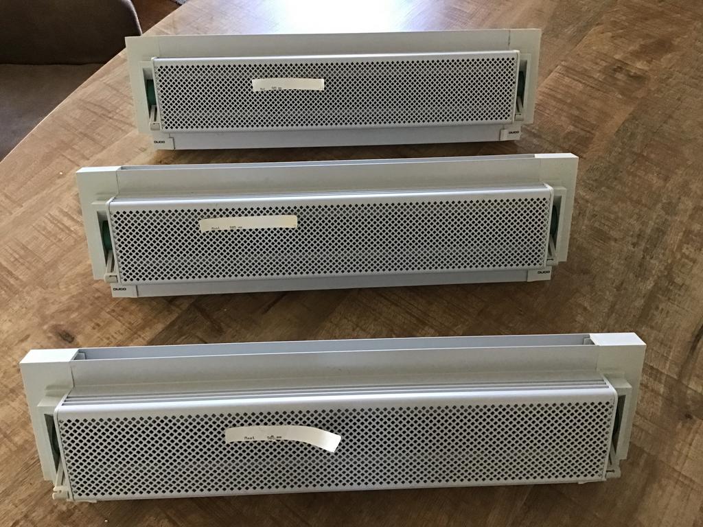 Ventilatieroosters, creme/wit, merk Duco breedte 505 mm., Ophalen, Nieuw, Overige instrumenten