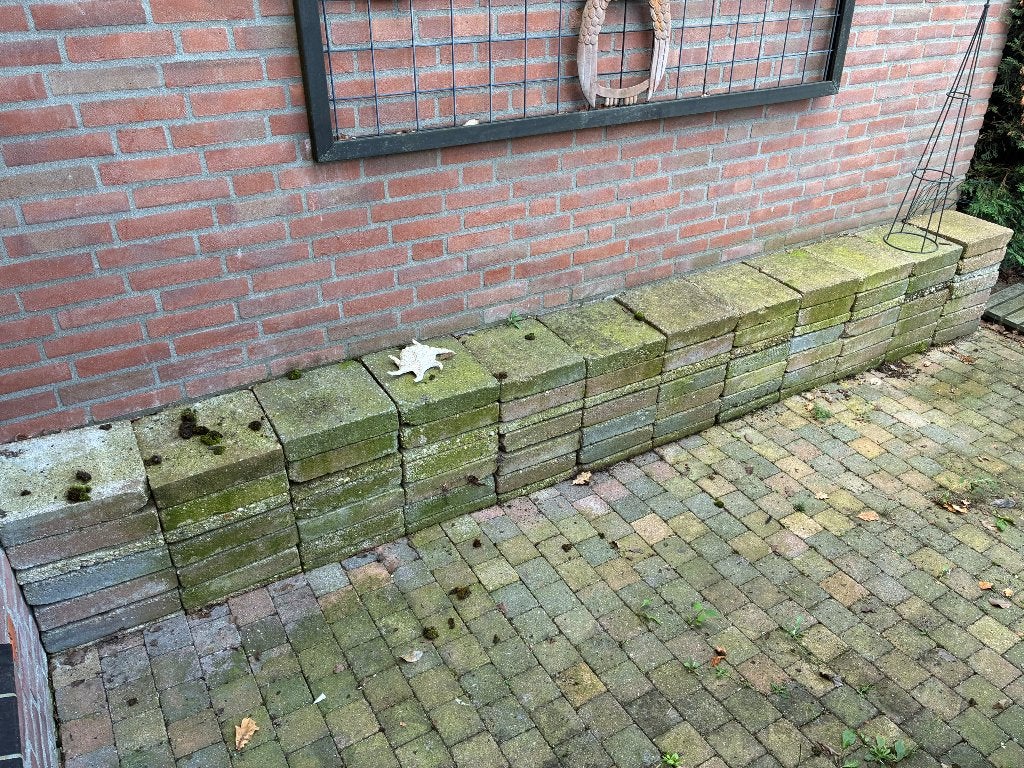 Bestrating, Tuin en Terras, Ophalen, Gebruikt, Beton, Klinkers