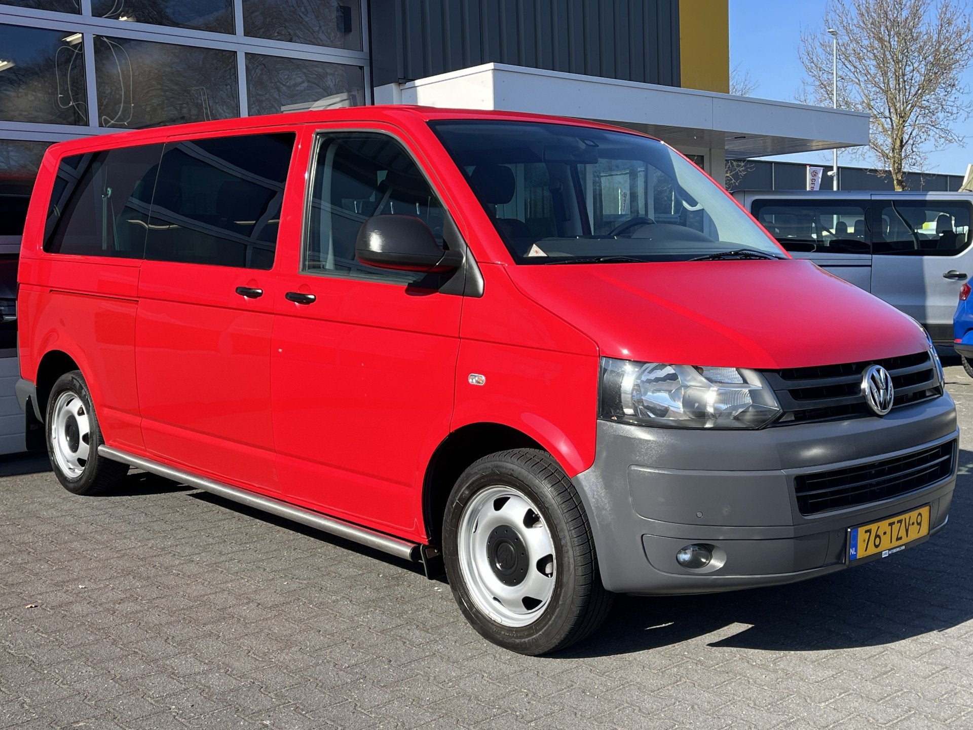 Volkswagen Transporter Kombi 2.0 TDI L2H1 BPM/ BTW vrij Airc, Euro 5, Stof, Gebruikt, Zwart