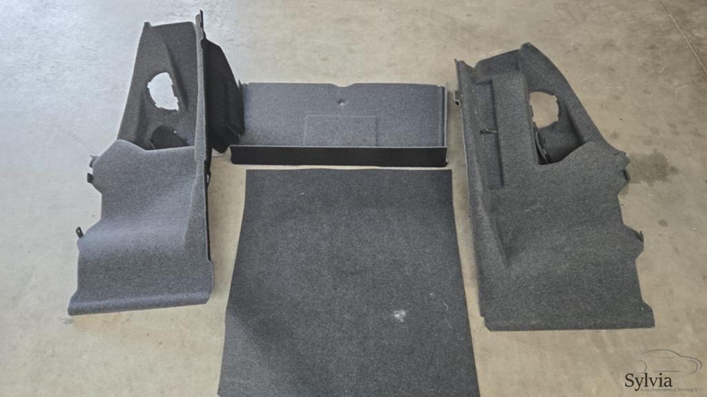 Bekleding set kofferbak bagageruimte antraciet / zwart BMW 6, Auto-onderdelen, Interieur en Bekleding, Gebruikt, -, -, Ophalen of Verzenden