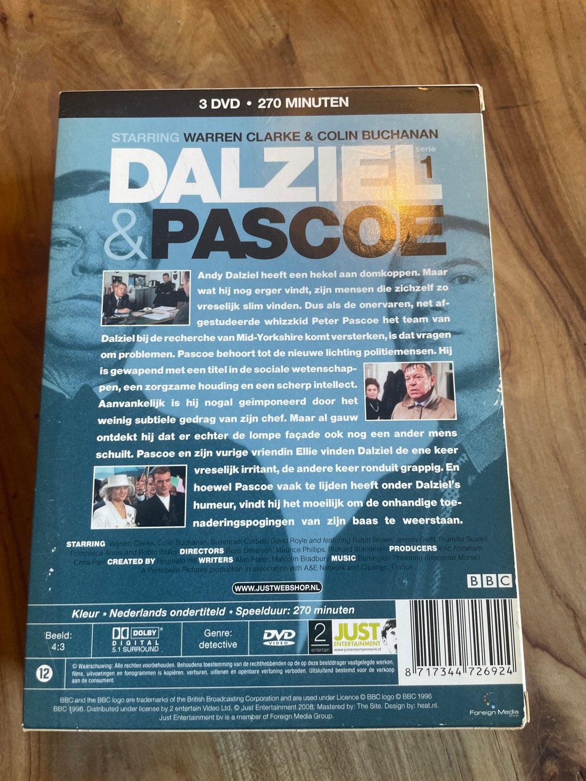 Dalziel & Pascoe - Serie 1 (3 DVD's), Seizoen 1, Misdaad, Nederlands, Ophalen of Verzenden