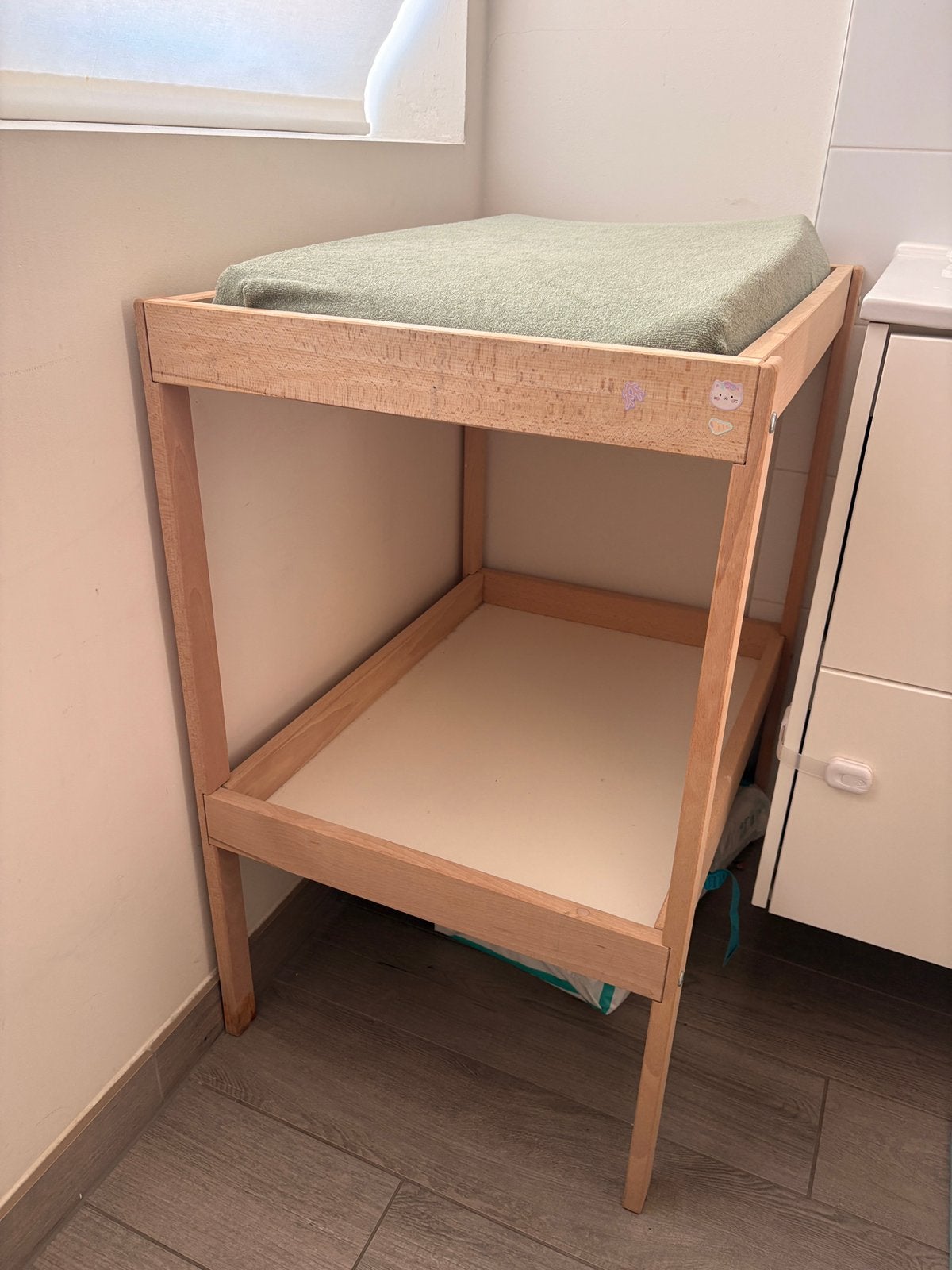 Ikea Sniglar changing table with cushion, Gebruikt, Minder dan 75 cm, 50 tot 70 cm, Ophalen
