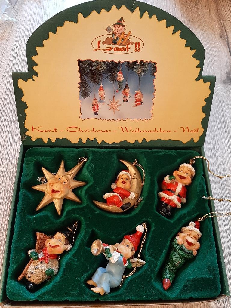 laven efteling Kersthangers setje van 6, Verzamelen, Efteling, Ophalen of Verzenden, Zo goed als nieuw, Beeldje of Poppetje