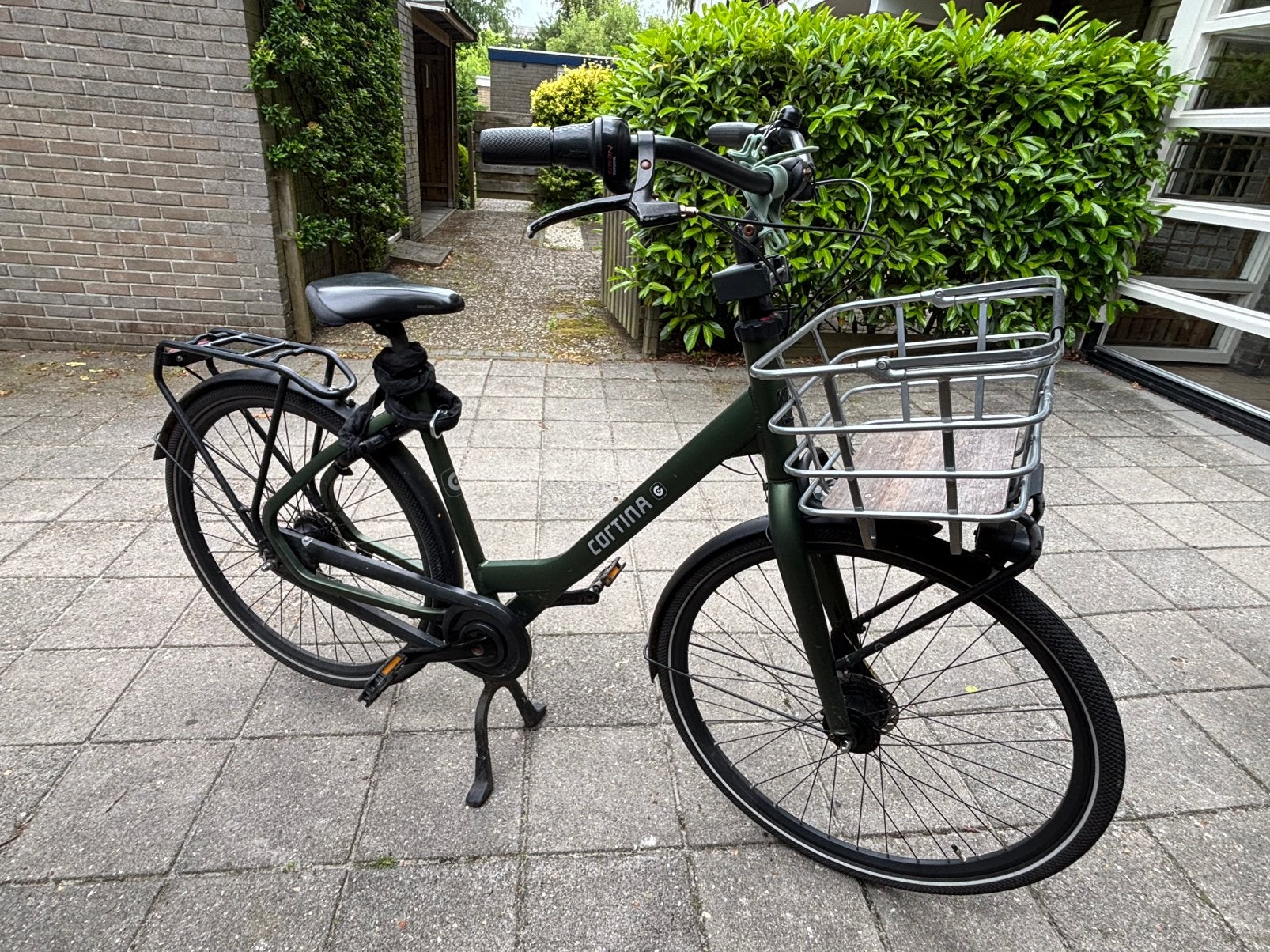 Cortina Common N7 2021 Dames / 50 cm / Hunter green mattt, Fietsen en Brommers, Fietsen | Dames | Damesfietsen, Gebruikt, Versnellingen