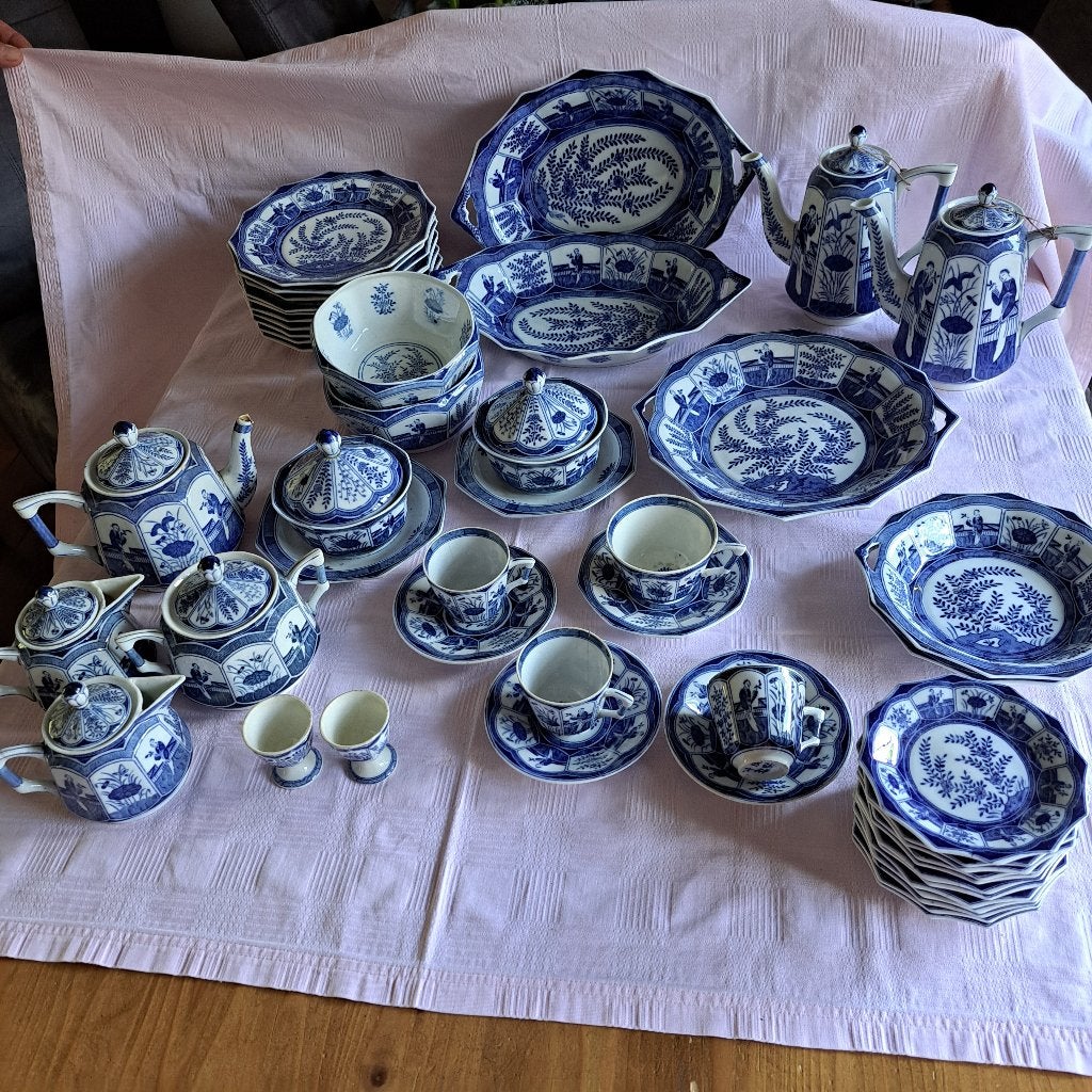 Antiek chinees porselein lange lijs servies onderdelen, Antiek en Kunst, Ophalen