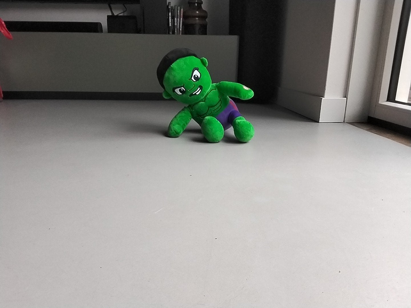 Hulk knuffel - Zo goed als nieuw, Ophalen, Groen, Overige merken, Overige karakters