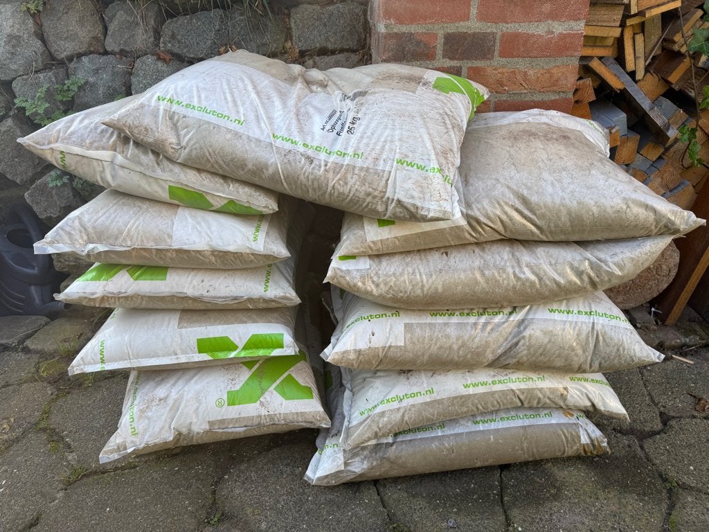 10x ophoogzand Excluton, 25 kg / zak, Ophalen, Nieuw, Ophoogzand