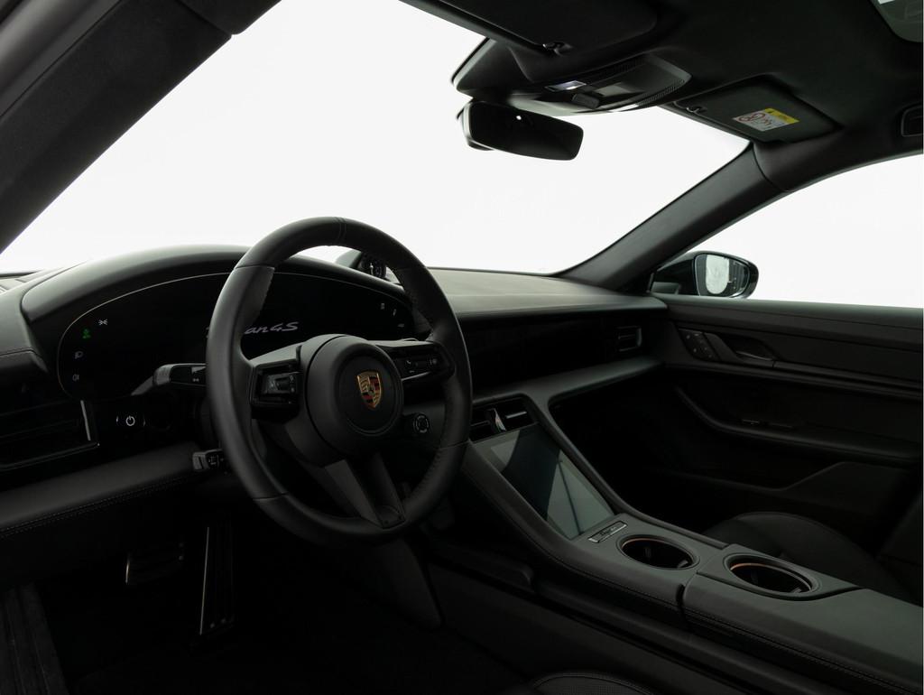 Porsche Taycan 4S Cross Turismo, Auto's, Porsche, Gebruikt, Zwart, Leder, Vierwielaandrijving