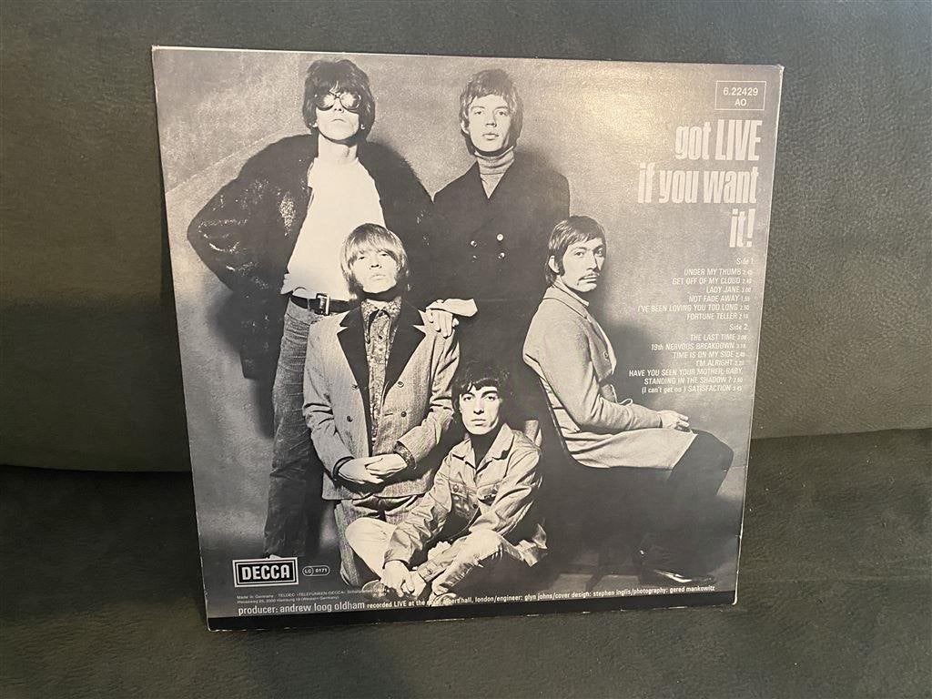 The Rolling stones live got live if you want it! [ 163], Verzenden, Zo goed als nieuw, 12 inch, Poprock