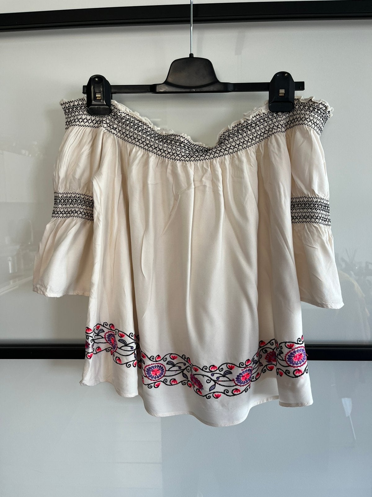 GEORGE Blouse maat 42, Ophalen of Verzenden, Zo goed als nieuw, Maat 42/44 (L), Beige
