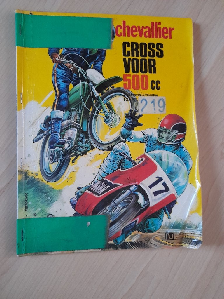 STRIPBOEK CROSS VOOR 500 cc Alain Chevallier, Boeken, Eén stripboek, Ophalen of Verzenden, Gelezen
