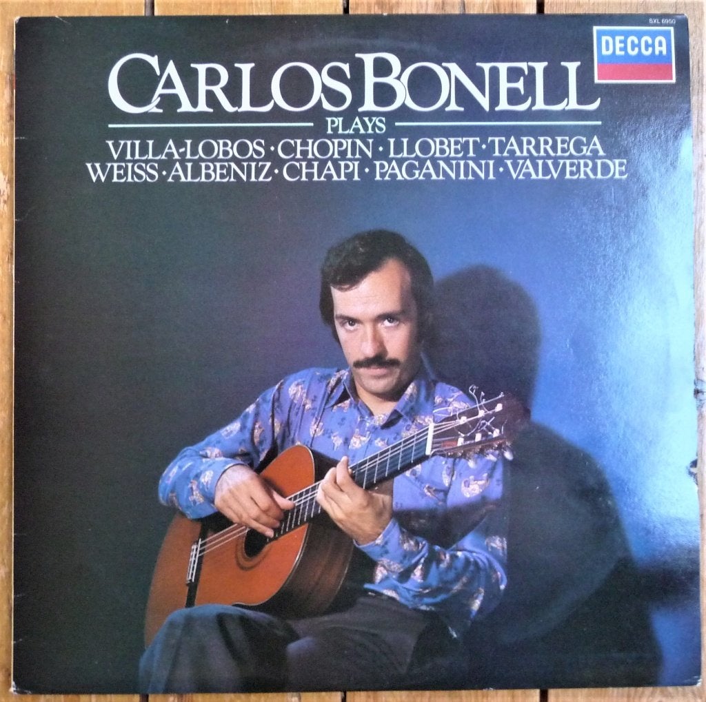 Carlos Bonell Plays Chopin, Paganini, Albeniz, Ophalen of Verzenden, Kamermuziek, Gebruikt, 12 inch