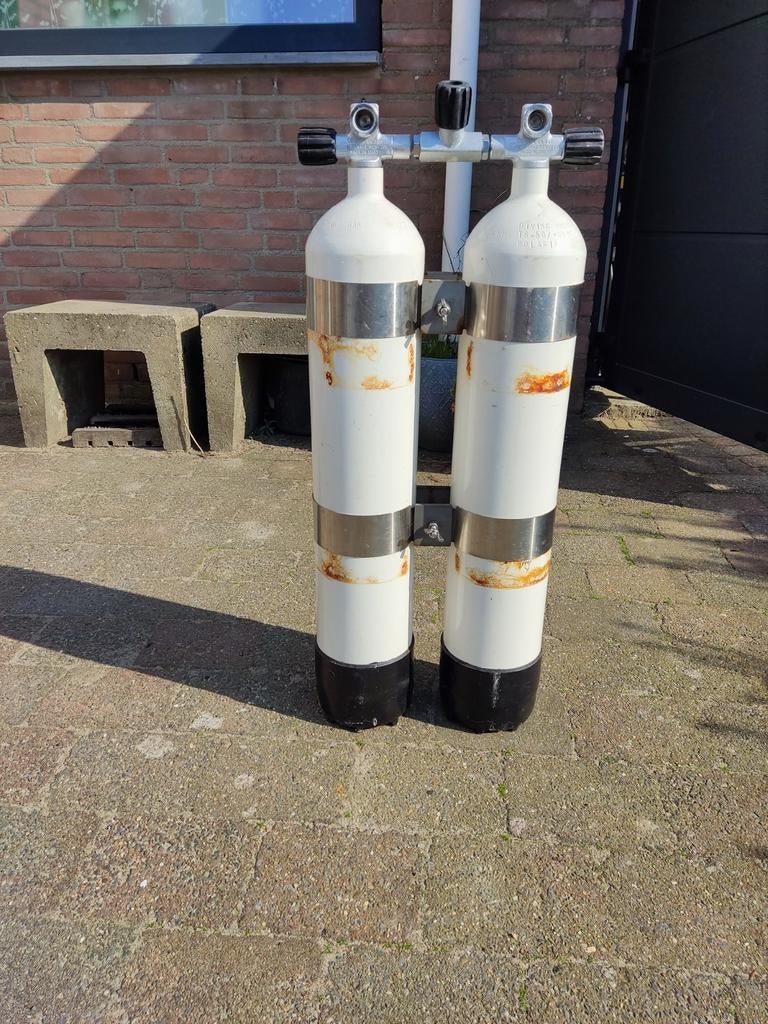 Dubbel 8,5 met wing en alu backplate, Watersport en Boten, Ophalen, Trimvest of Wing