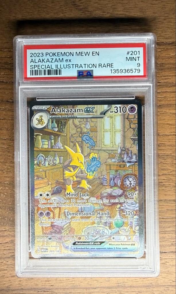 Pokemon Alakazam ex #201 PSA 9, Verzenden, Zo goed als nieuw, Losse kaart