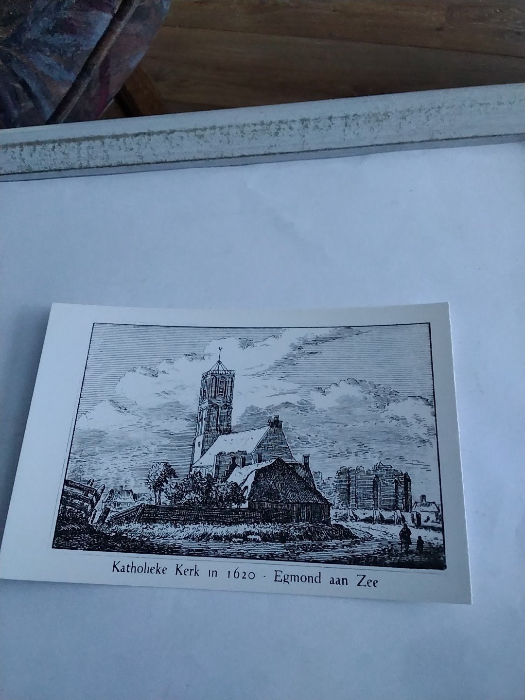 Ansichtkaart Katholieke Kerk 1620 Egmond aan Zee, Ophalen of Verzenden