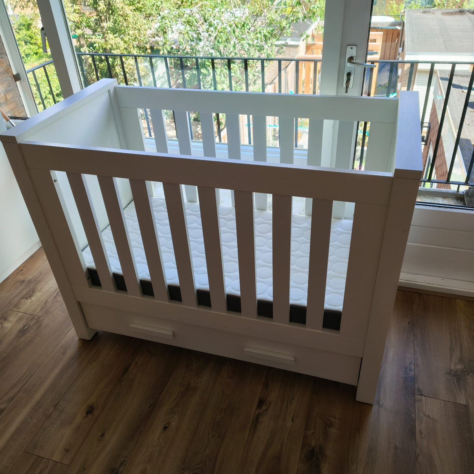 Ledikant babypark incl matras 60x120, Ophalen, Gebruikt, Ledikant