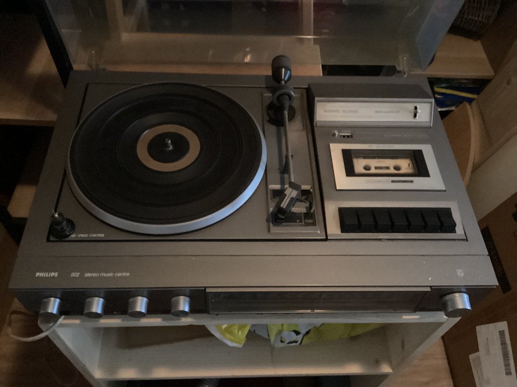 Philips 902 music center, Ophalen, Gebruikt, Cassettedeck, Philips
