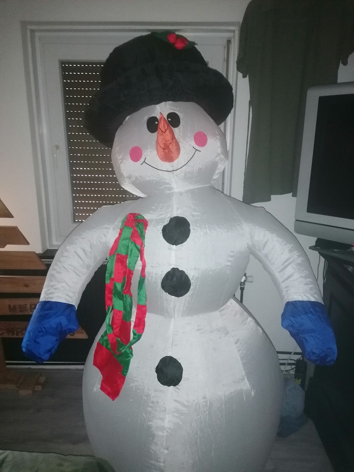 sneeuwpop opblaasbaar, Diversen, Kerst, Ophalen of Verzenden