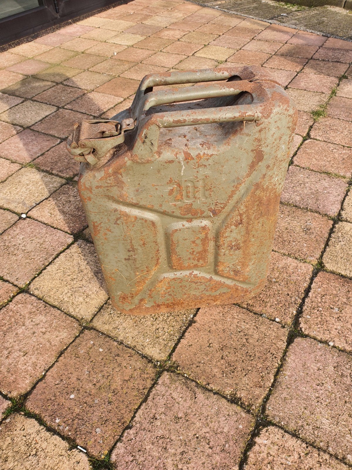 Oude jerrycan., Ophalen of Verzenden, Landmacht