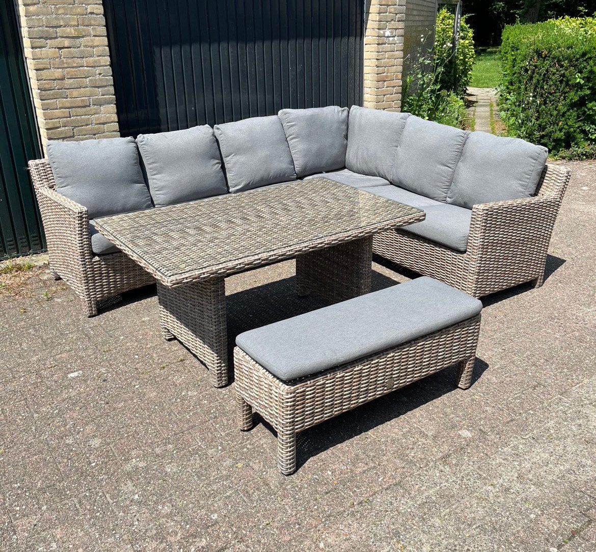Mooie 4 Seasons Outdoor 4SO Loungeset Nieuwprijs €2450!, Ophalen, Zo goed als nieuw, Wicker