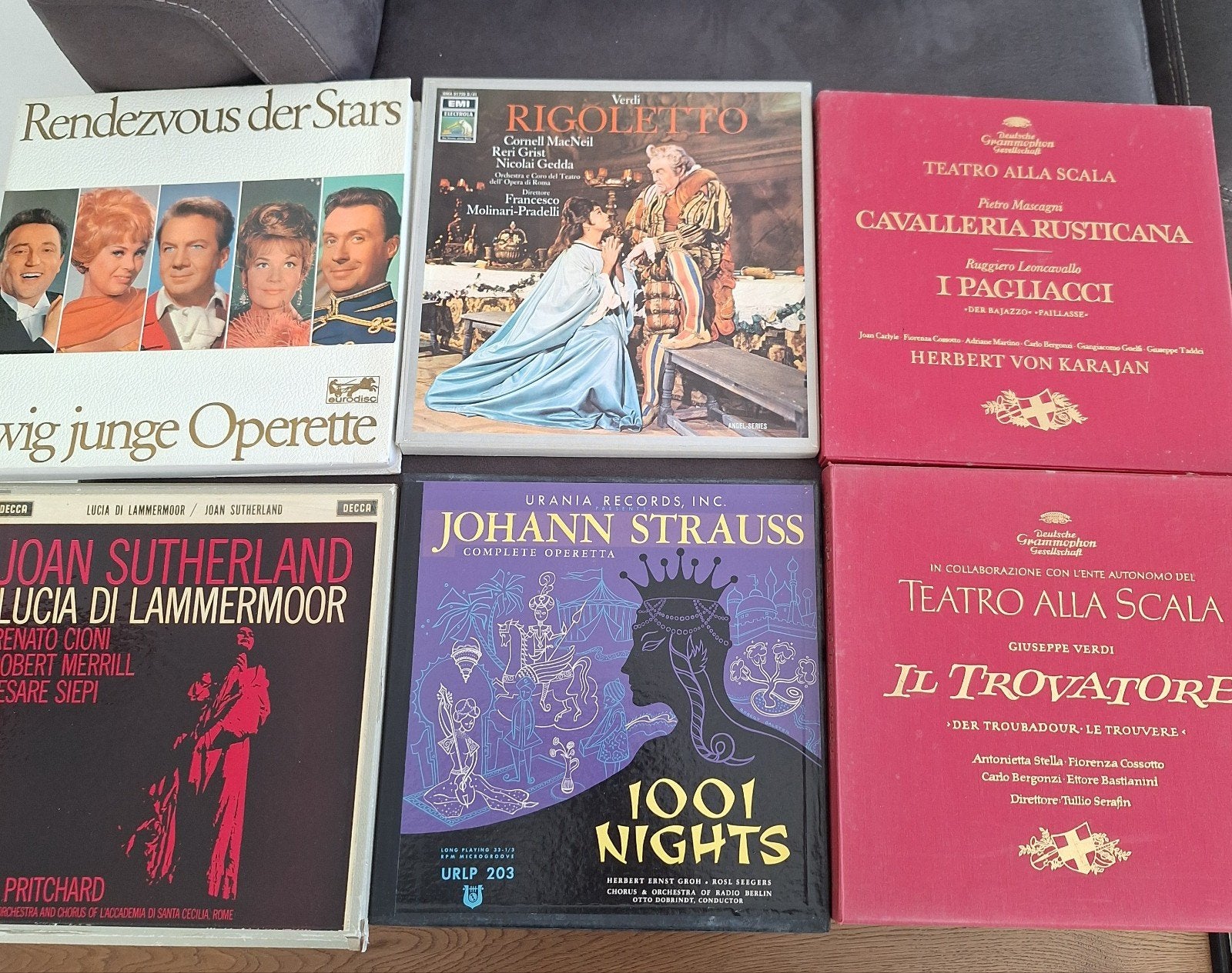 Klassieke Opera & Operette LP Collectie - 6 boxen, Cd's en Dvd's, Ophalen of Verzenden, Romantiek, Gebruikt, Opera of Operette