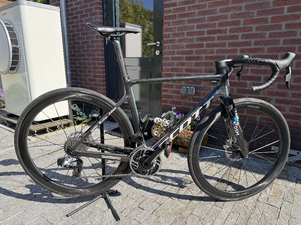 Scott addict RC team DSM (mt 54), Fietsen en Brommers, Fietsen | Racefietsen, 28 inch, Gebruikt, Carbon, Heren