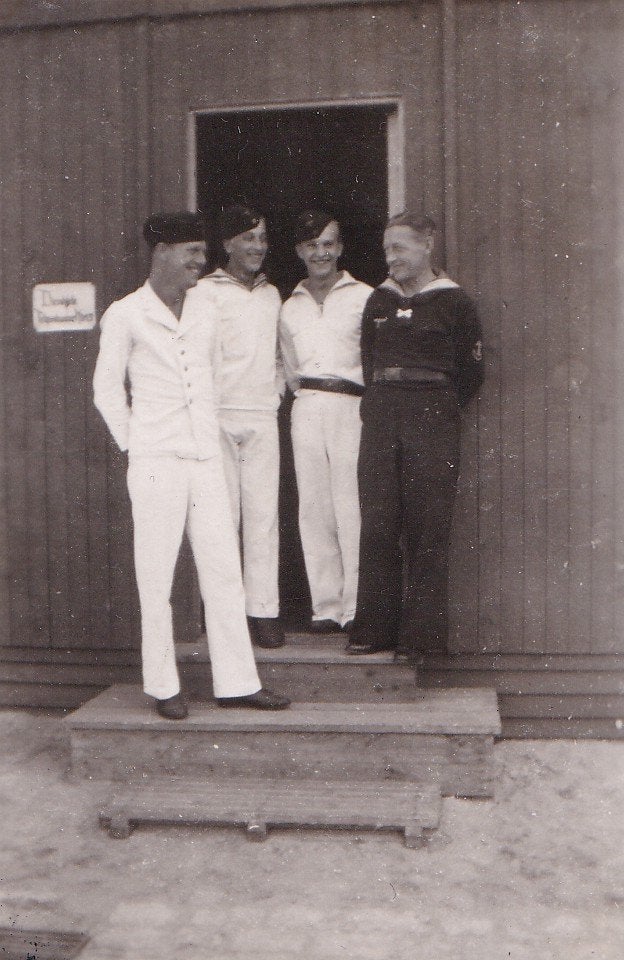 WOII Foto – Kriegsmarine Matrozen Drillichanzug, Verzamelen, Ophalen of Verzenden, Voor 1940, Zo goed als nieuw, Overige onderwerpen