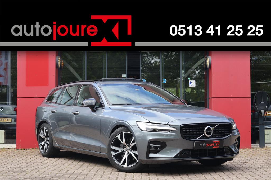 Volvo V60 2.0 B3 R-Design | Origineel NL | Panoramadak | ACC, 4 cilinders, 1969 cc, 165 pk, Zilver of Grijs