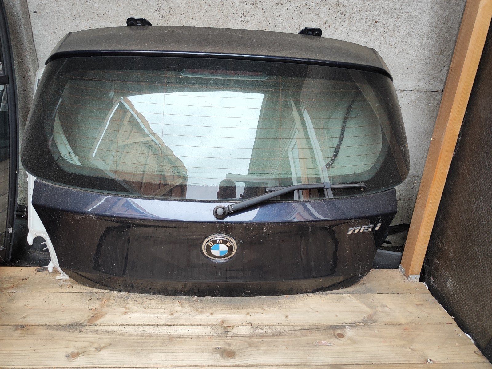 Achterklep bmw E87 E81 1 serie Monacoblau A35 deur portier, Auto-onderdelen, Ophalen, Voor, BMW, Achterklep