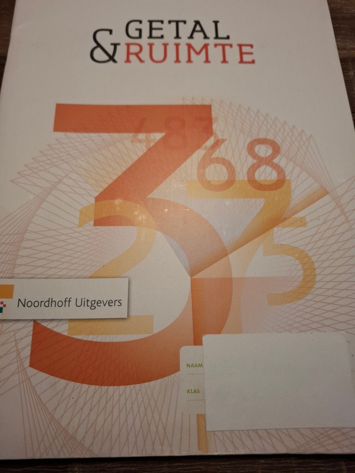 Getal & Ruimte 12e ed havo/vwo 3 Rekenkatern, Ophalen of Verzenden, Zo goed als nieuw