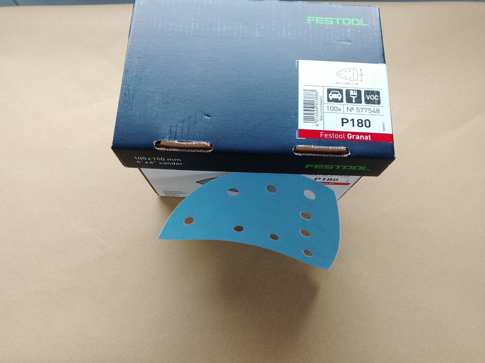 Festool Granat STF DELTA/9 (driehoek) schuurpapier, Doe-het-zelf en Verbouw, Ophalen of Verzenden, Nieuw, Minder dan 600 watt