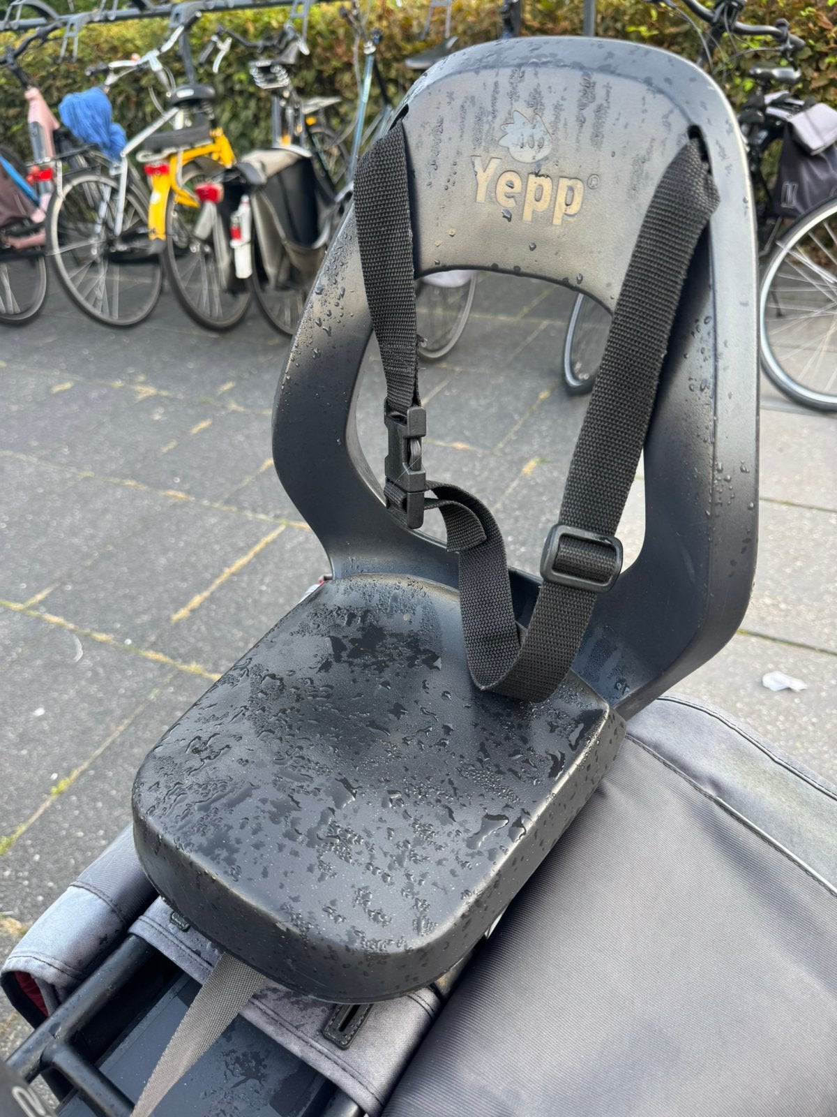 Yepp fiets stoeltje, Ophalen, Gebruikt, 15 t/m 36 kg, Achterzitje
