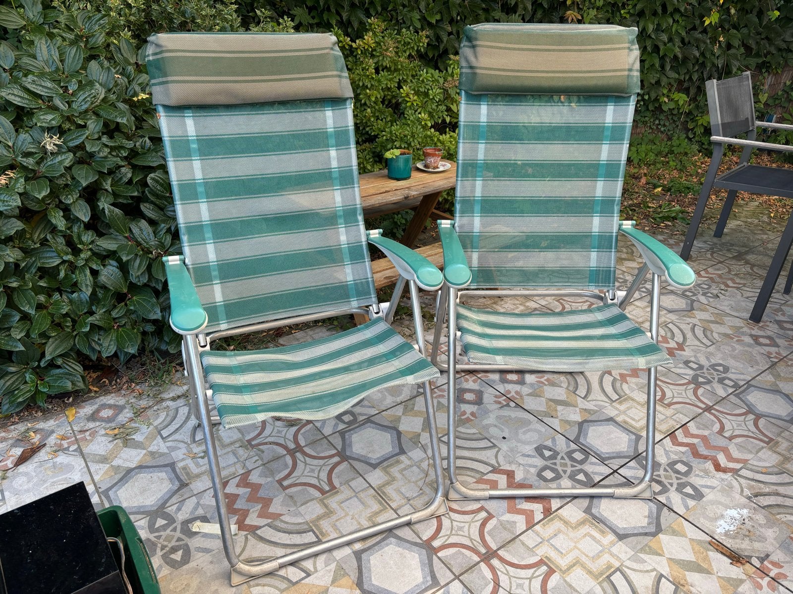 2 Lallemand campingstoelen, Ophalen, Gebruikt, Campingstoel