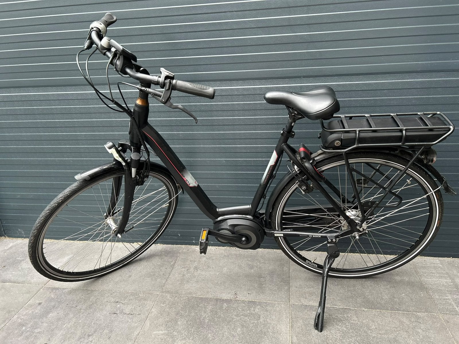Sparta M7B elektrische fiets zwart sportief midden motor, Fietsen en Brommers, Sparta, Ophalen of Verzenden, Zo goed als nieuw