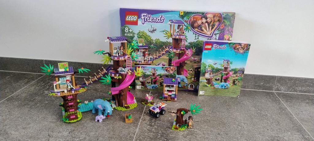 Lego Friends Jungle Reddingsbasis 41424 - Zo goed als nieuw, Ophalen, Lego, Friends, Zo goed als nieuw
