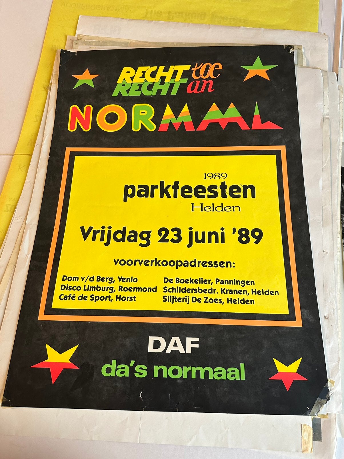 Normaal Poster 13/14, Ophalen of Verzenden, Overige typen
