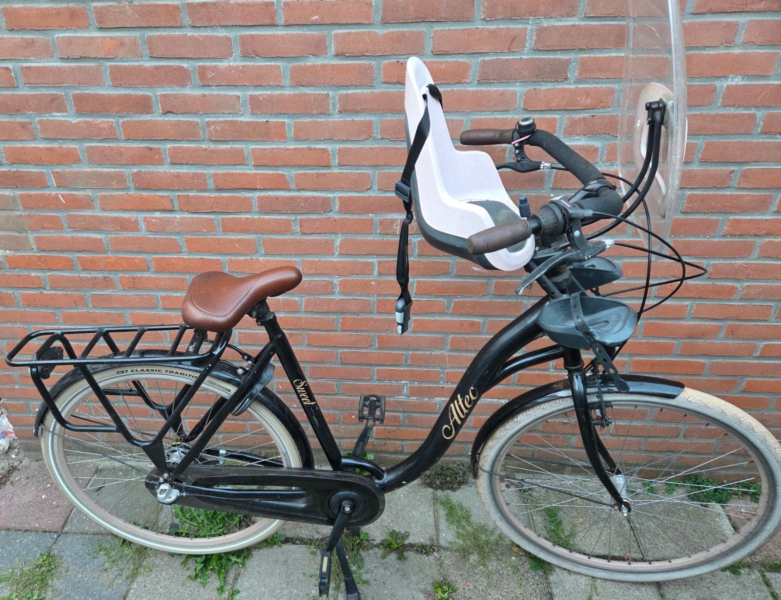 altec moederfiets. lees hele beschijving!!, Velgrem, 50 tot 53 cm, Ophalen, Overige merken